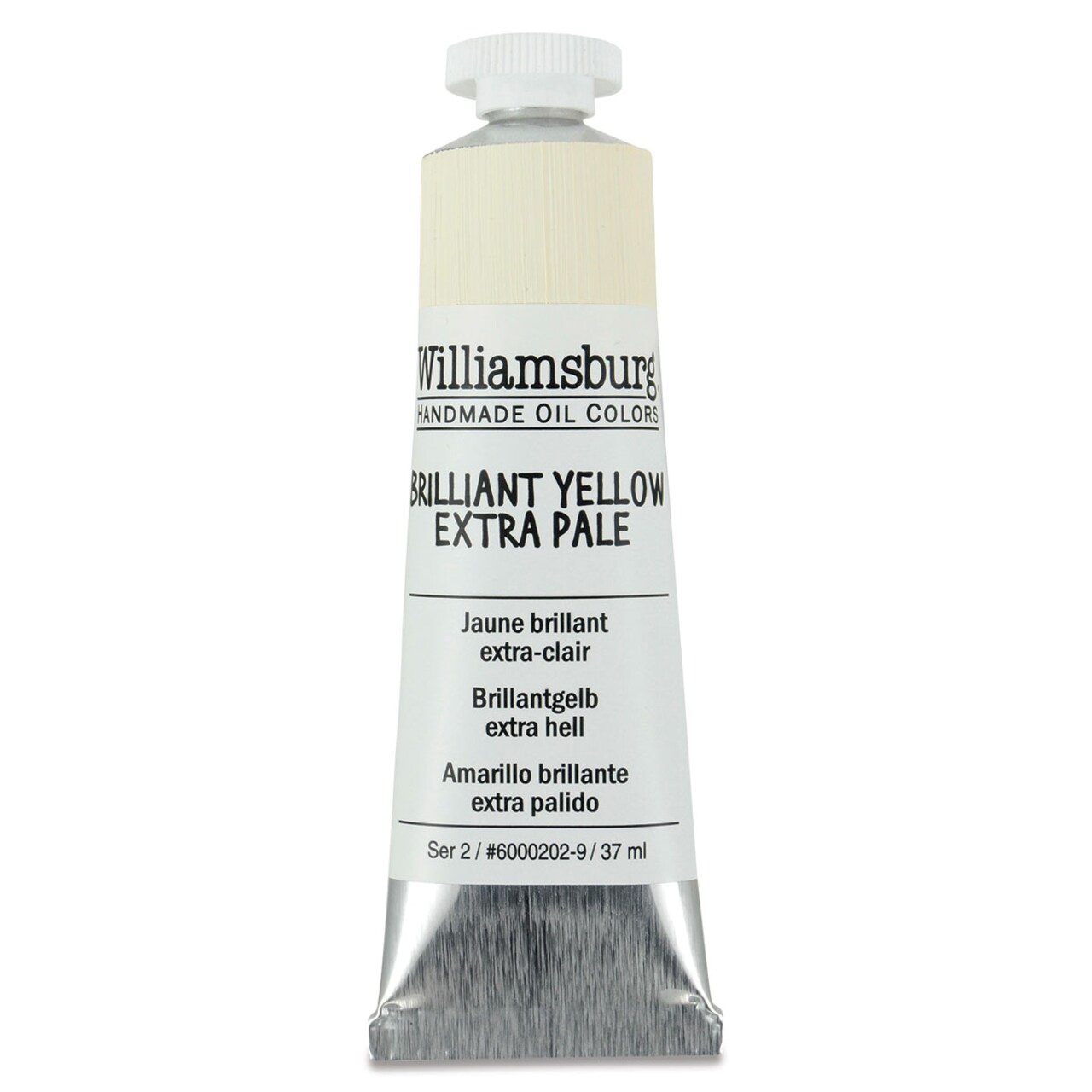 Williamsburg Handmade Oil Paint - Brilliant Yellow Extra Pale, 37 ml tube